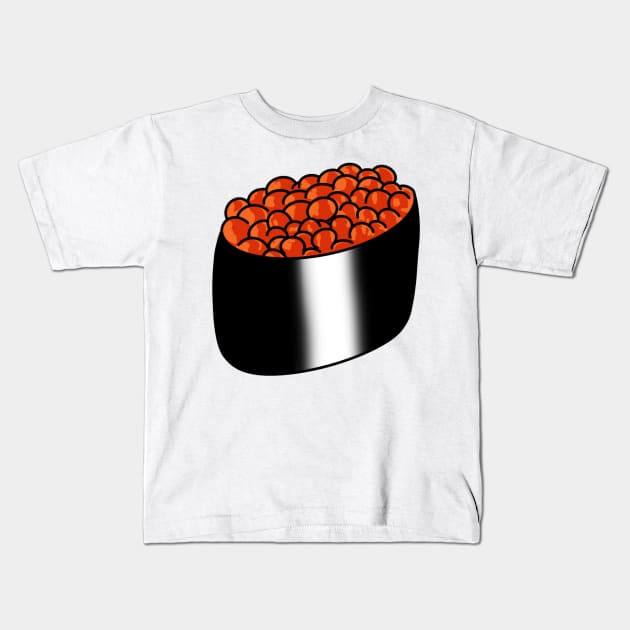 Tobiko Roll Kids T-Shirt by drawingsbydarcy